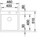 Мойка Blanco CLARON 400-IF/A Durinox® отводная арматура InFino®