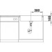 Мойка Blanco ZEROX 700-IF/A Durinox® отводная арматура InFino®